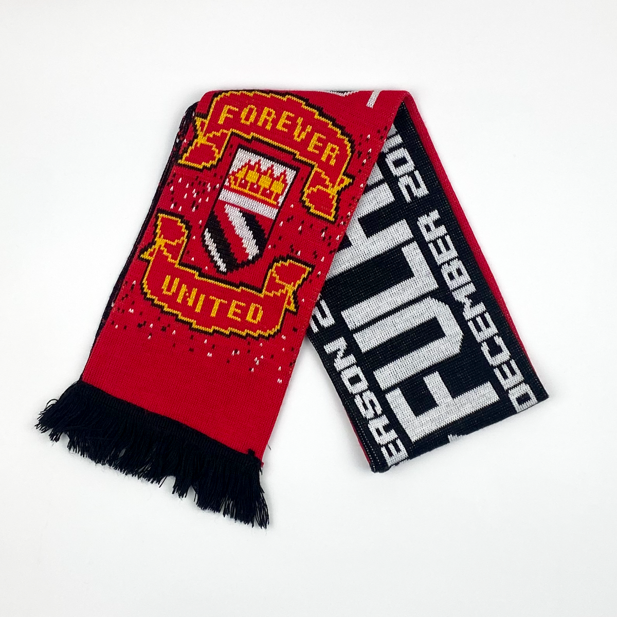 Manchester United vs Fulham Half-and-Half Scarf (2018)