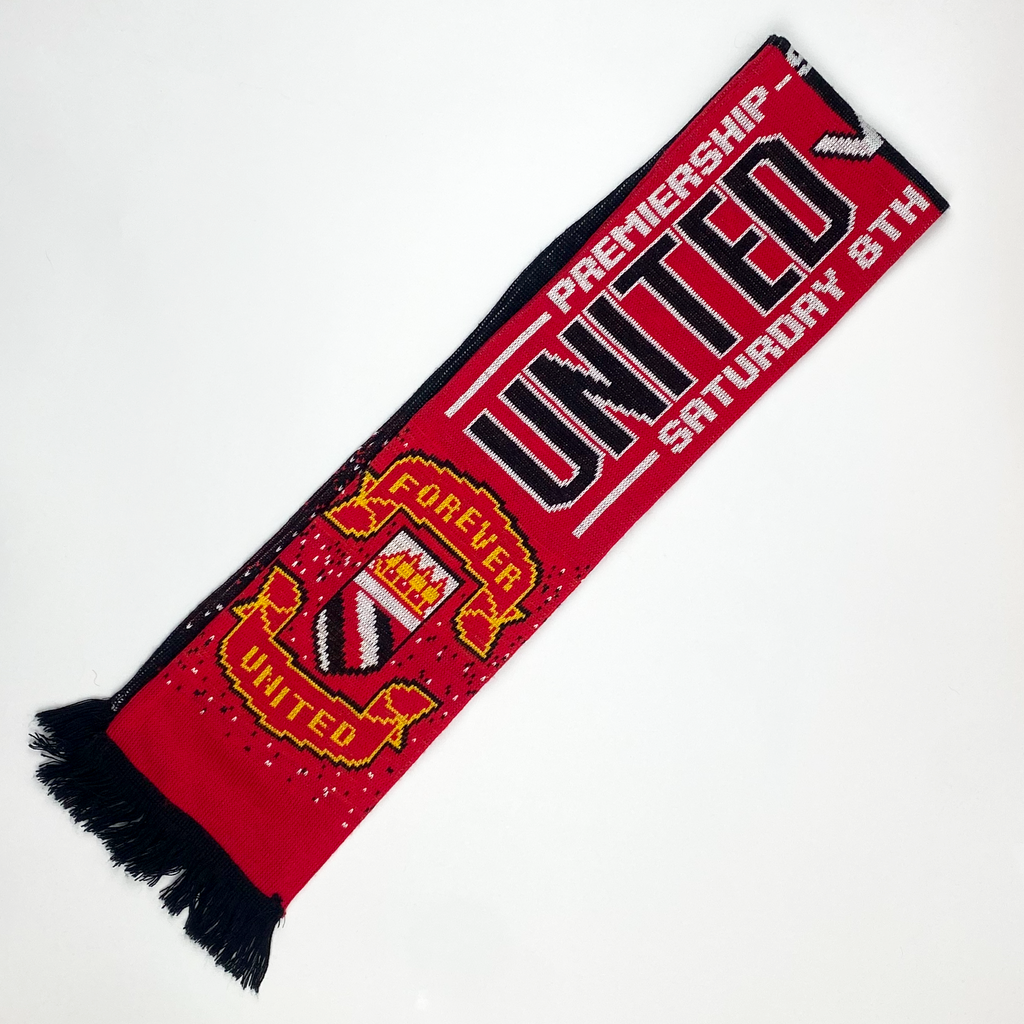 Manchester United vs Fulham Half-and-Half Scarf (2018)