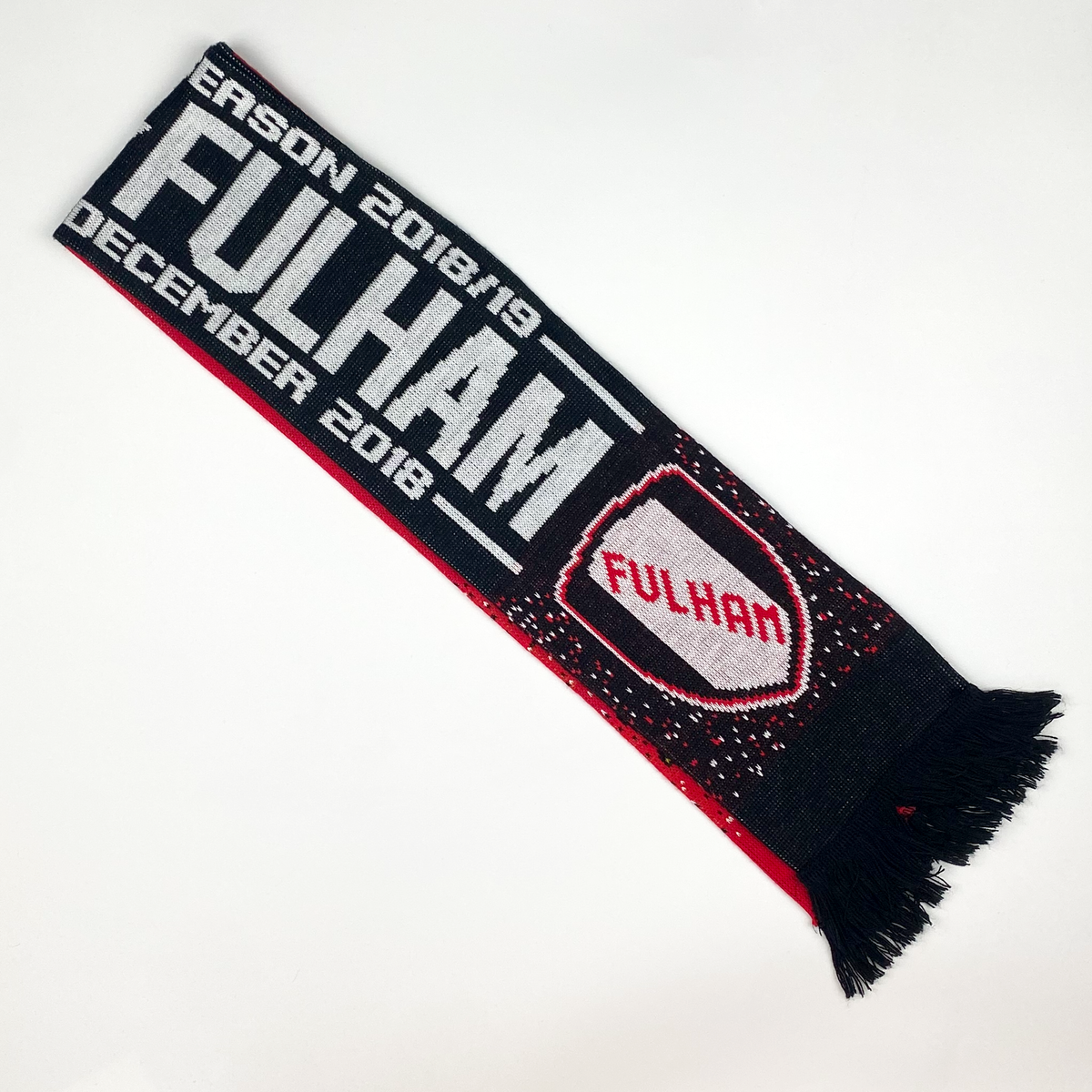 Manchester United vs Fulham Half-and-Half Scarf (2018)