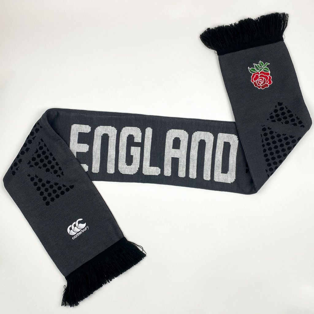 England Rugby Union Grey Vintage Scarf