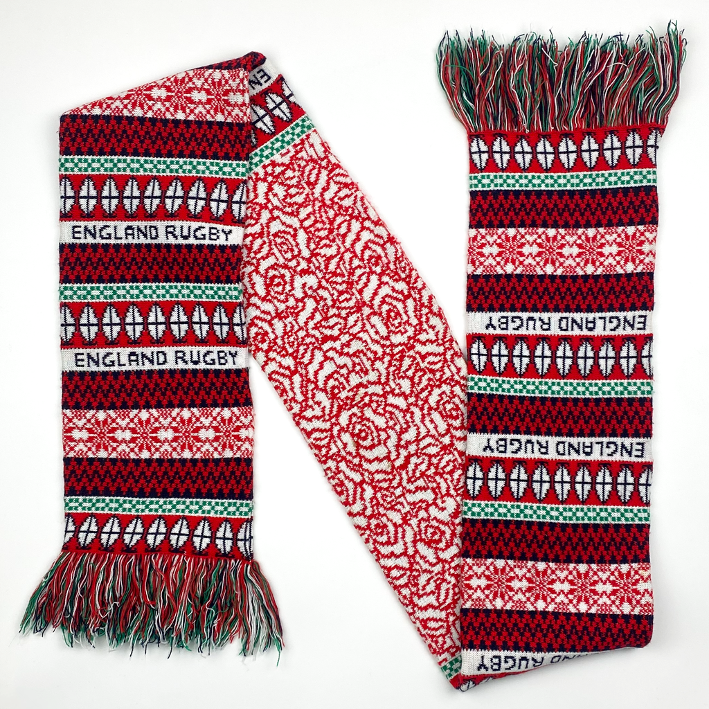 England Rugby Union Extra Long Vintage Scarf