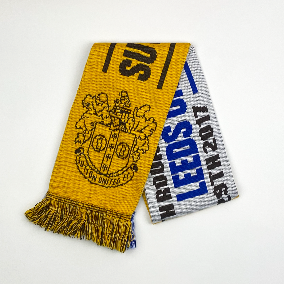 Sutton United vs Leeds United Half-and-Half Scarf (2014)