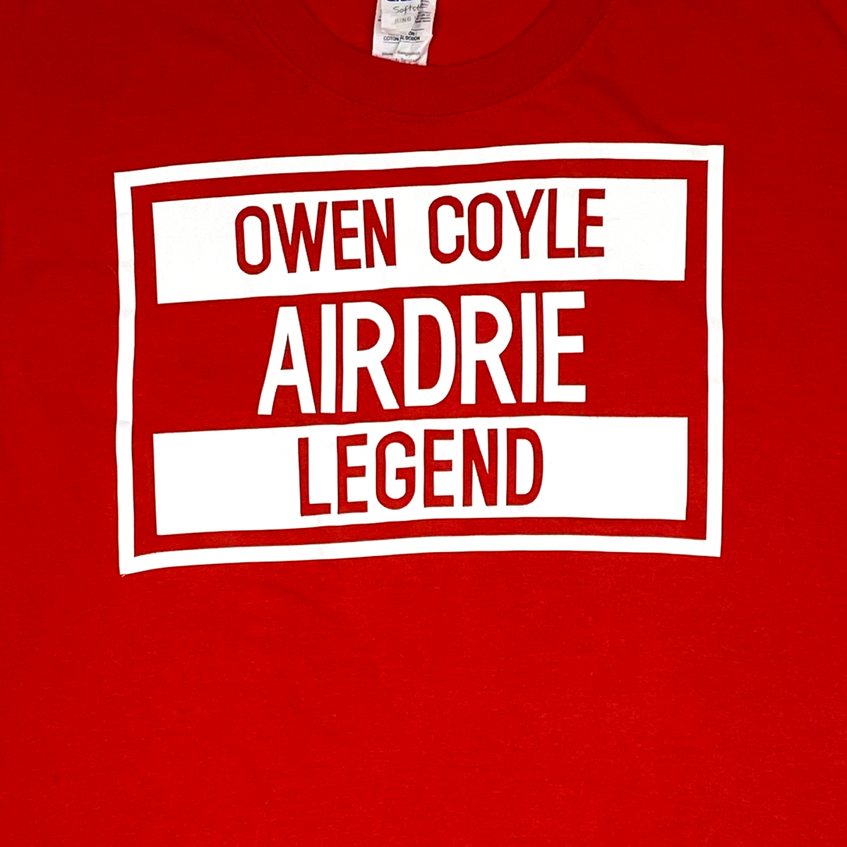 Owen Coyle Airdrie Legend T-Shirt | Medium