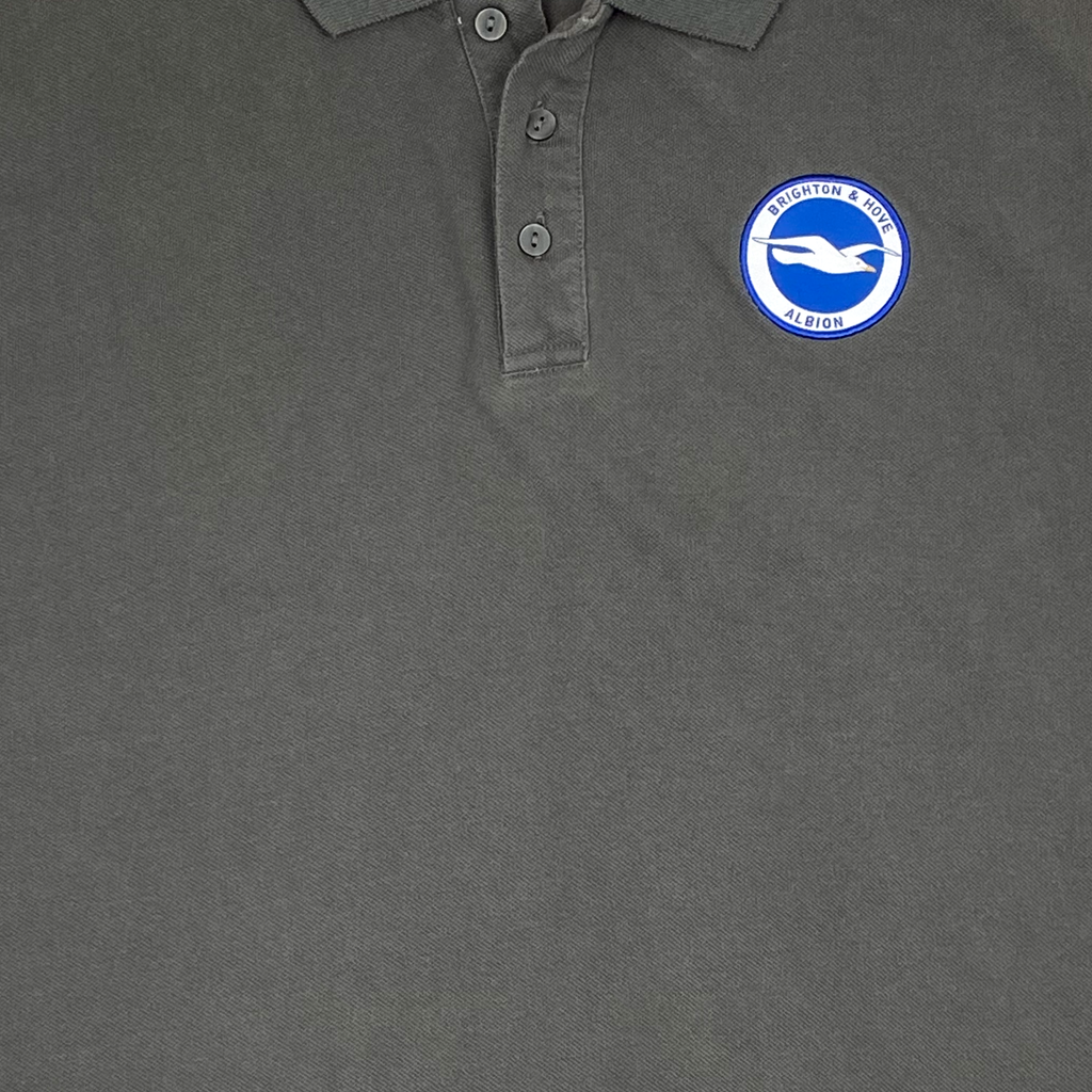 Brighton & Hove Albion Grey Polo Shirt | XXL