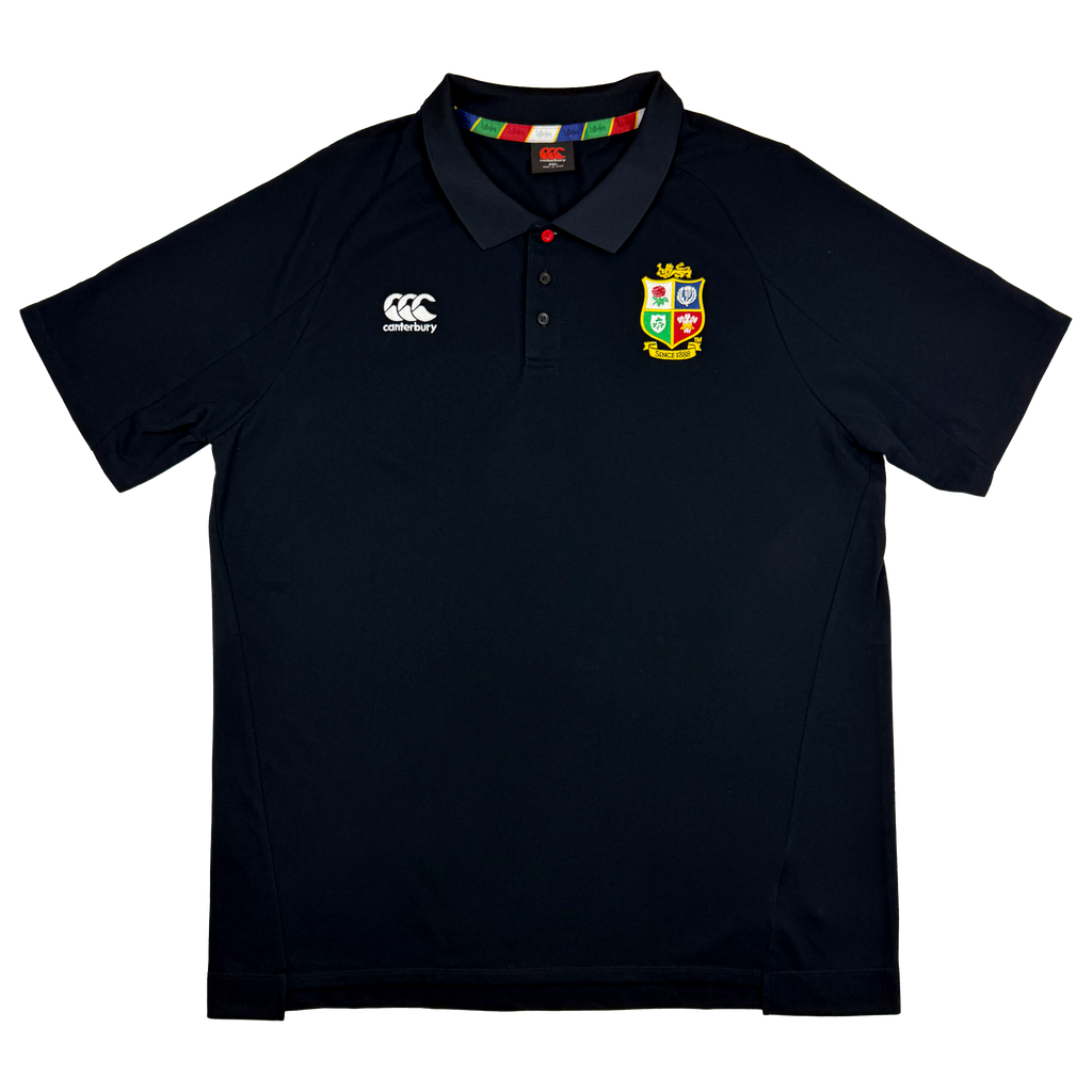 British & Irish Lions Black Polo Shirt (2021) | XXXL