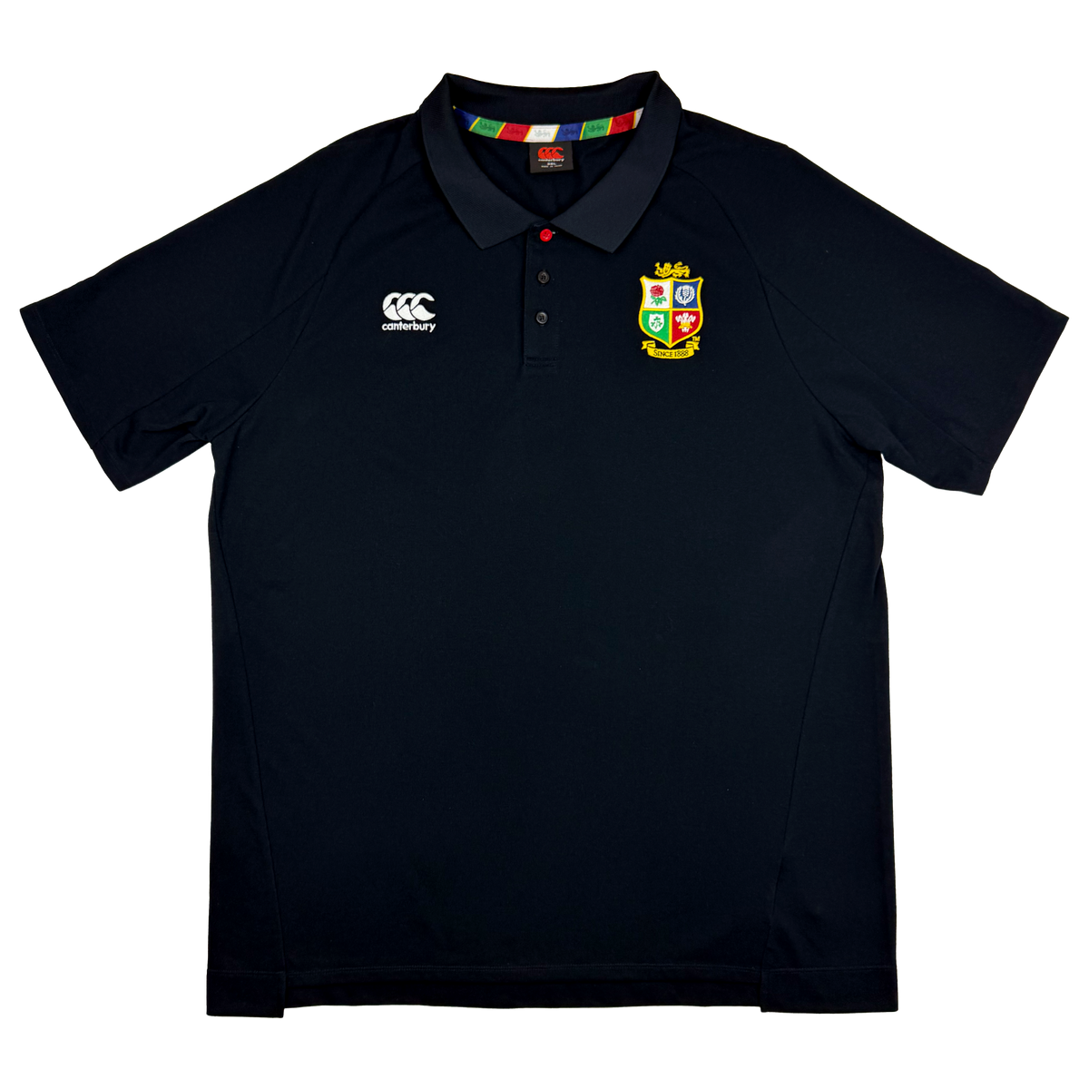 British & Irish Lions Black Polo Shirt (2021) | XXXL