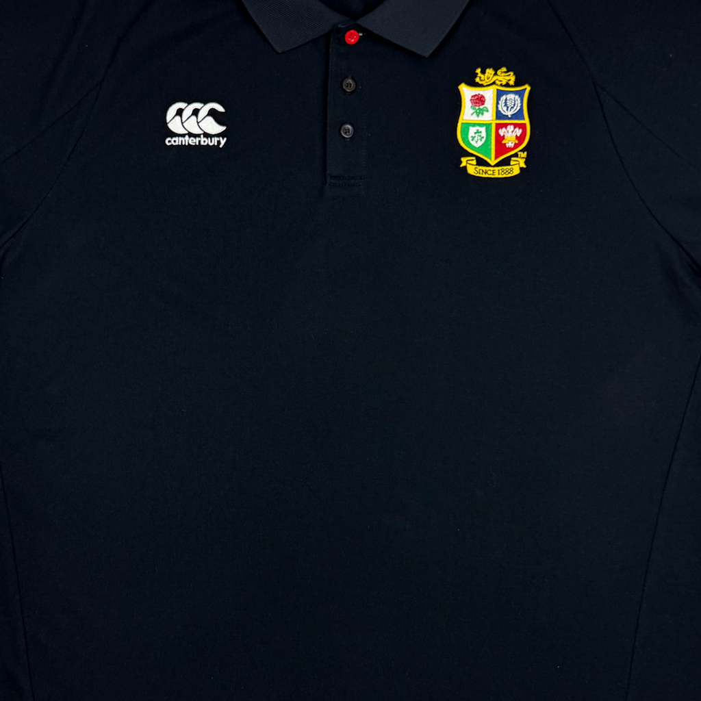 British & Irish Lions Black Polo Shirt (2021) | XXXL