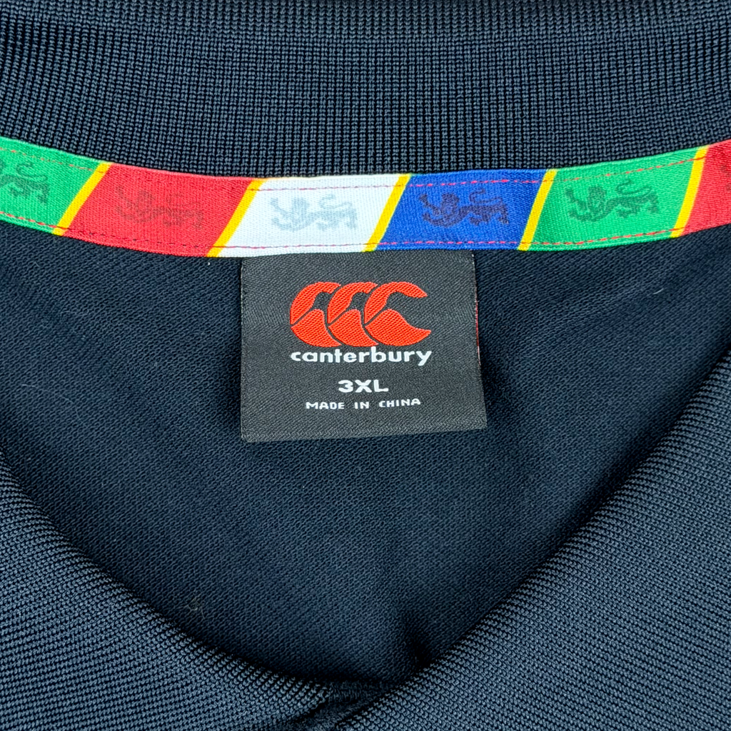 British & Irish Lions Black Polo Shirt (2021) | XXXL
