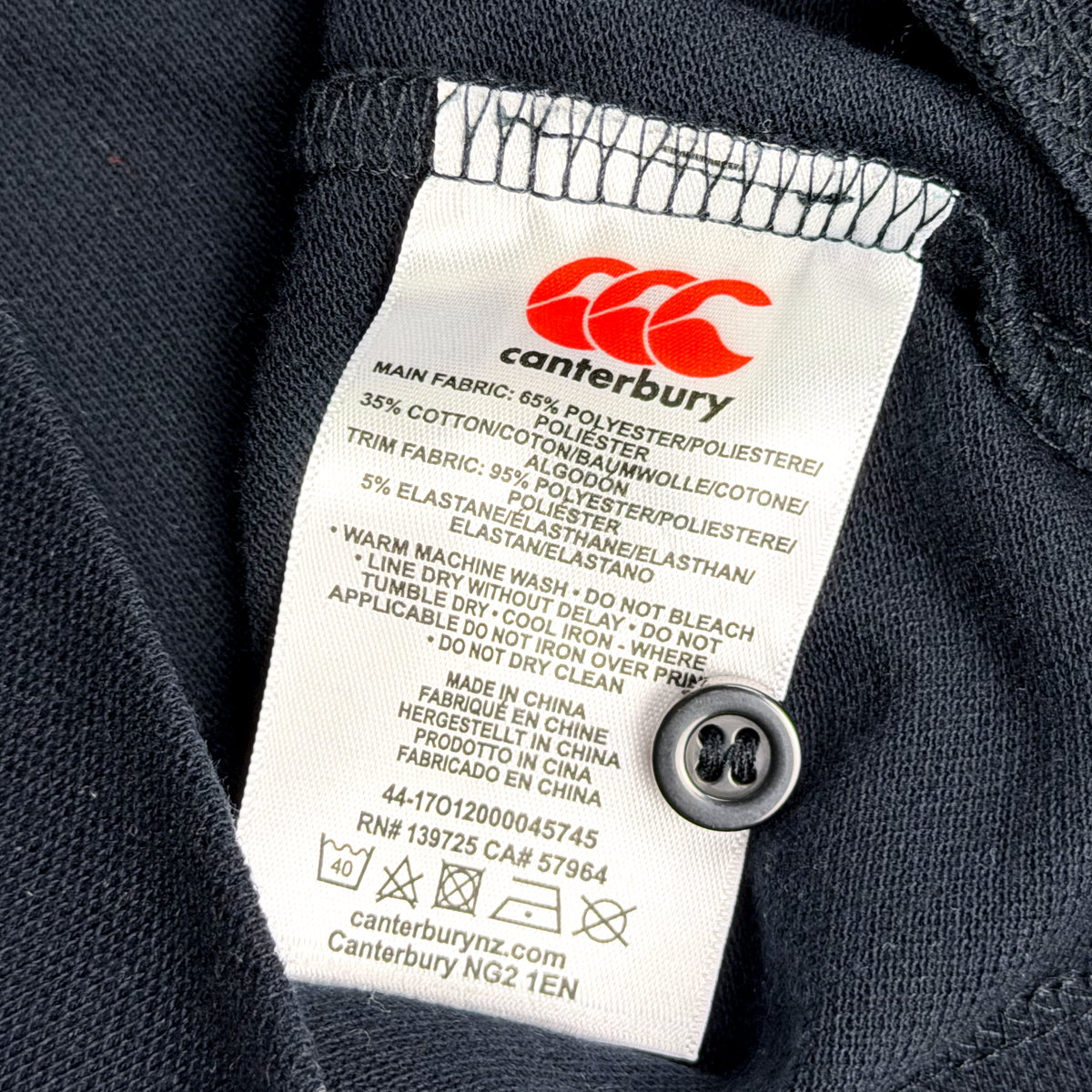 British & Irish Lions Black Polo Shirt (2021) | XXXL