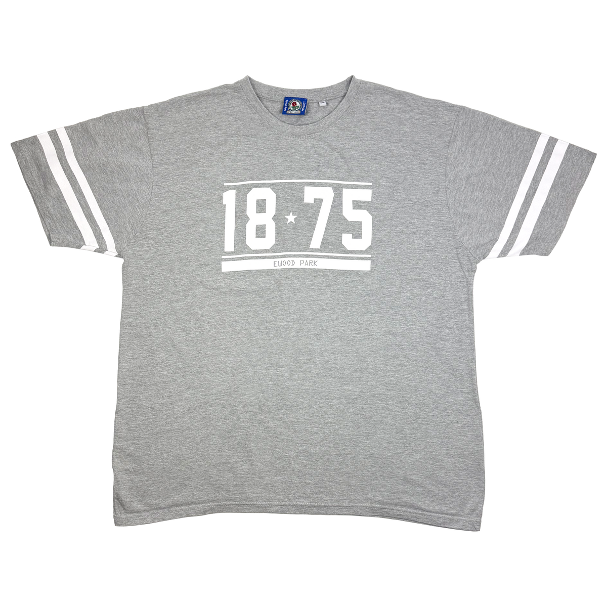 Blackburn Rovers Grey '1875 Ewood Park' T-Shirt | XXL