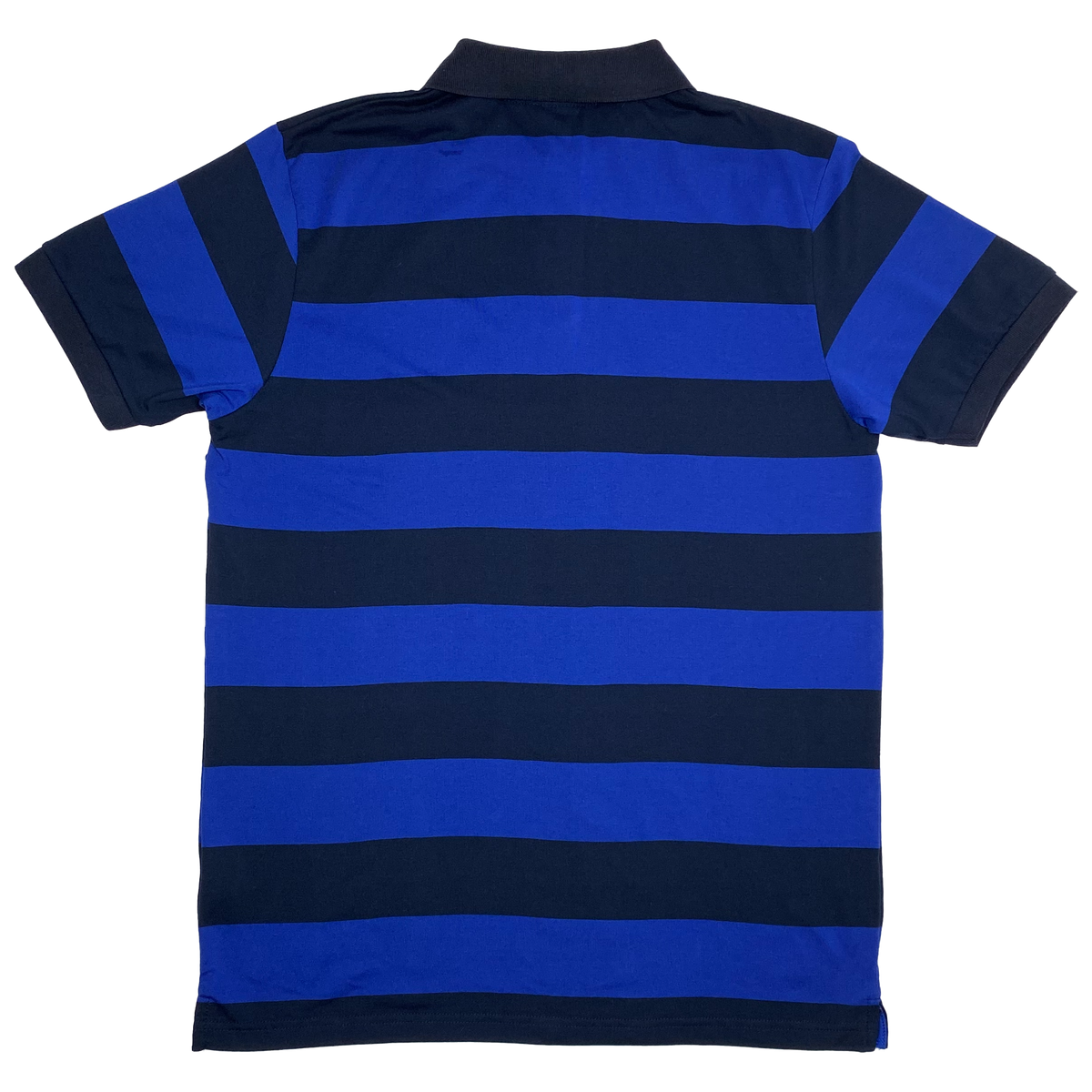 Chelsea Black and Blue Striped Polo Shirt | Medium