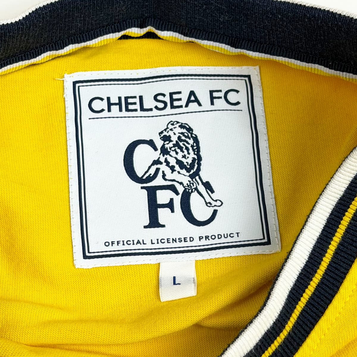 Chelsea Gold Retro T-Shirt | Large