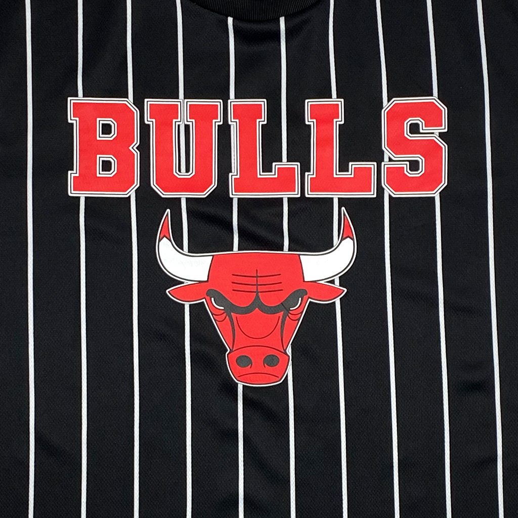 Chicago Bulls Pin-Striped T-Shirt | Medium