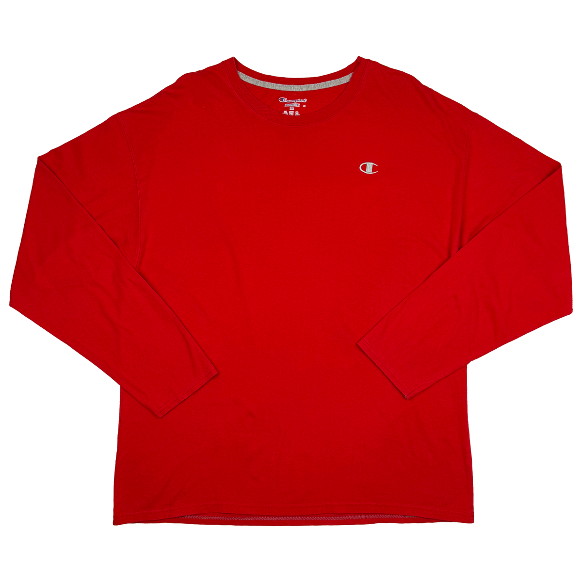 Champion Red Long-Sleeve T-Shirt | Extra Large