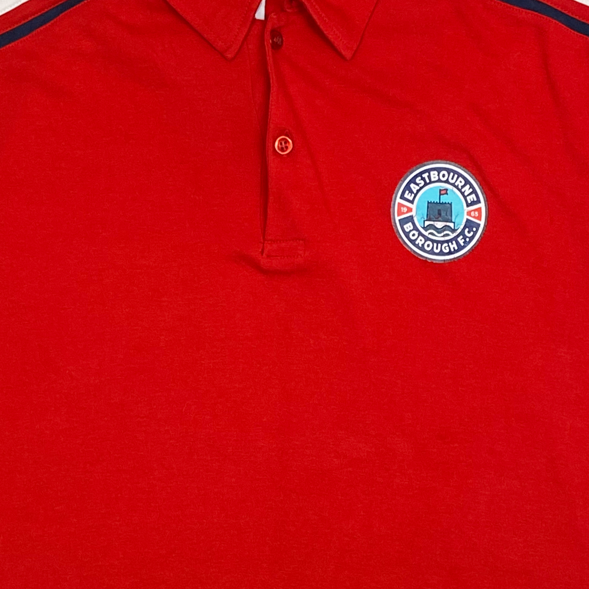 Eastbourne Borough Red Polo Shirt | Large