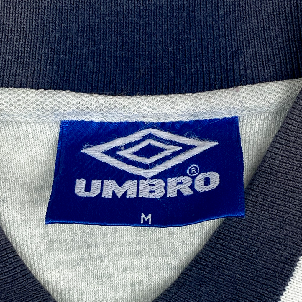 England Umbro Polo Shirt Grey (1996) | Medium