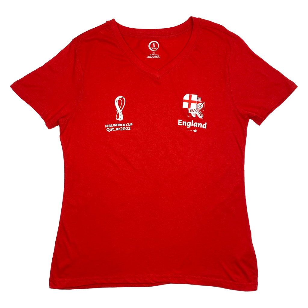 England Qatar 2022 World Cup T-Shirt | Women's Large
