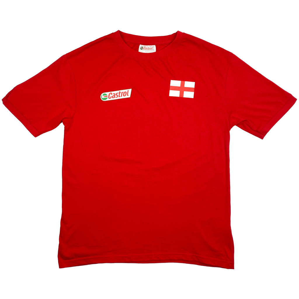 England Castrol Red Crewneck T-Shirt | Large