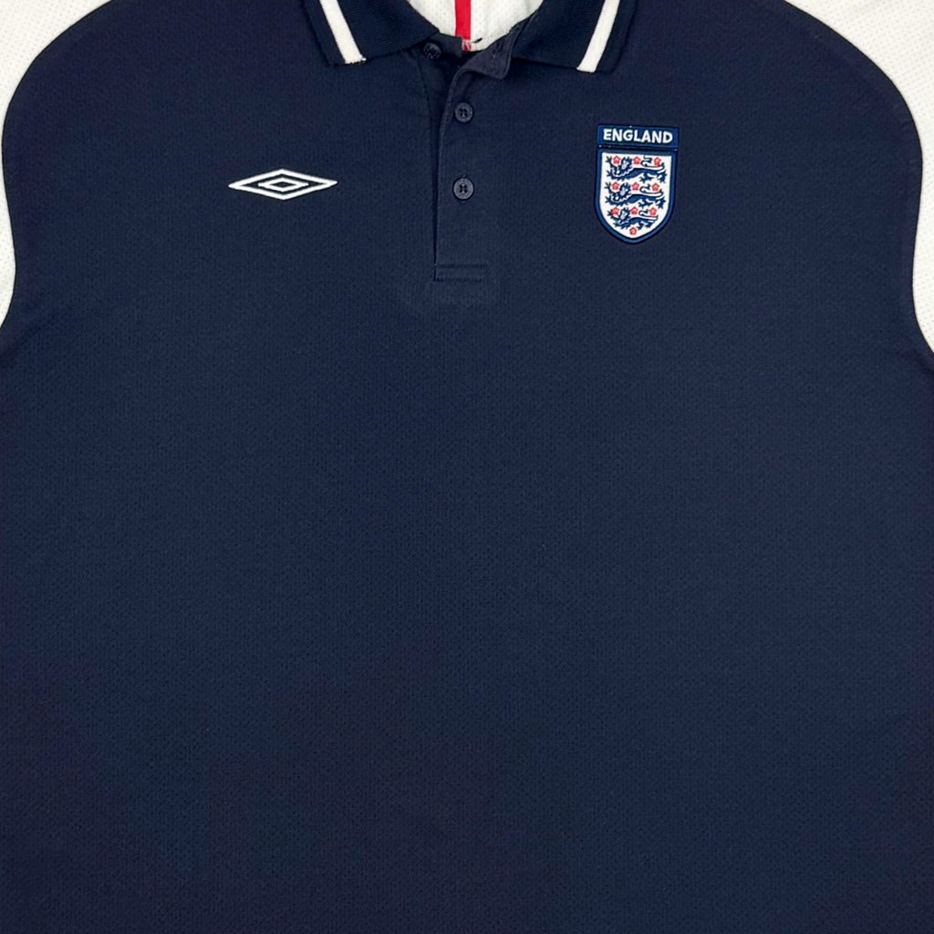England Retro Umbro Polo Shirt (2004) | Extra Large