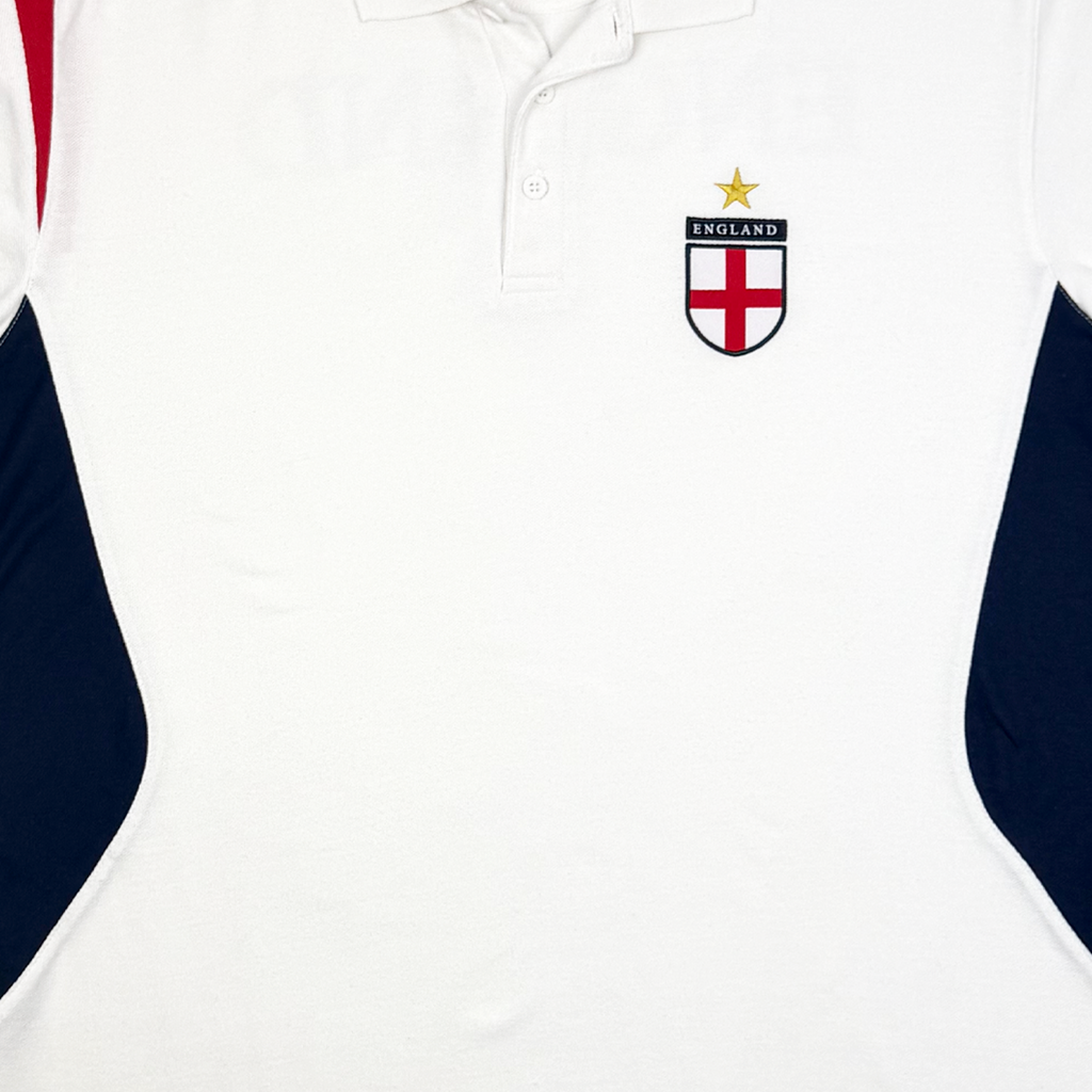 England White Polo Shirt | Large
