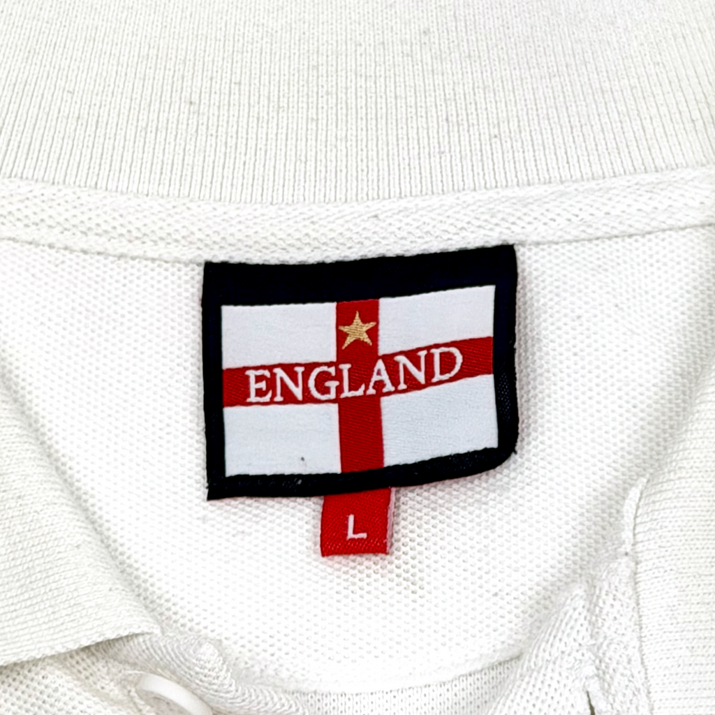 England White Polo Shirt | Large
