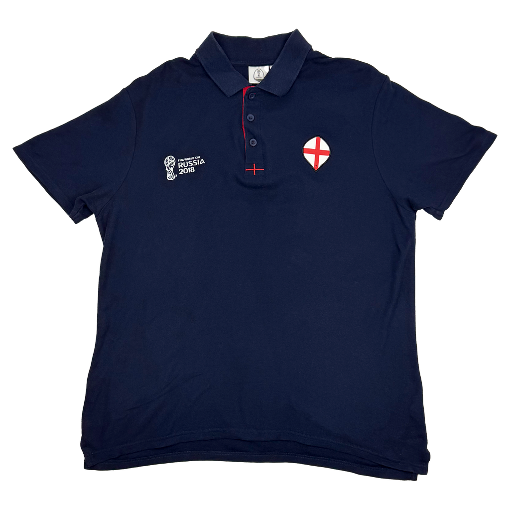 England 2018 FIFA World Cup Navy Polo | Large
