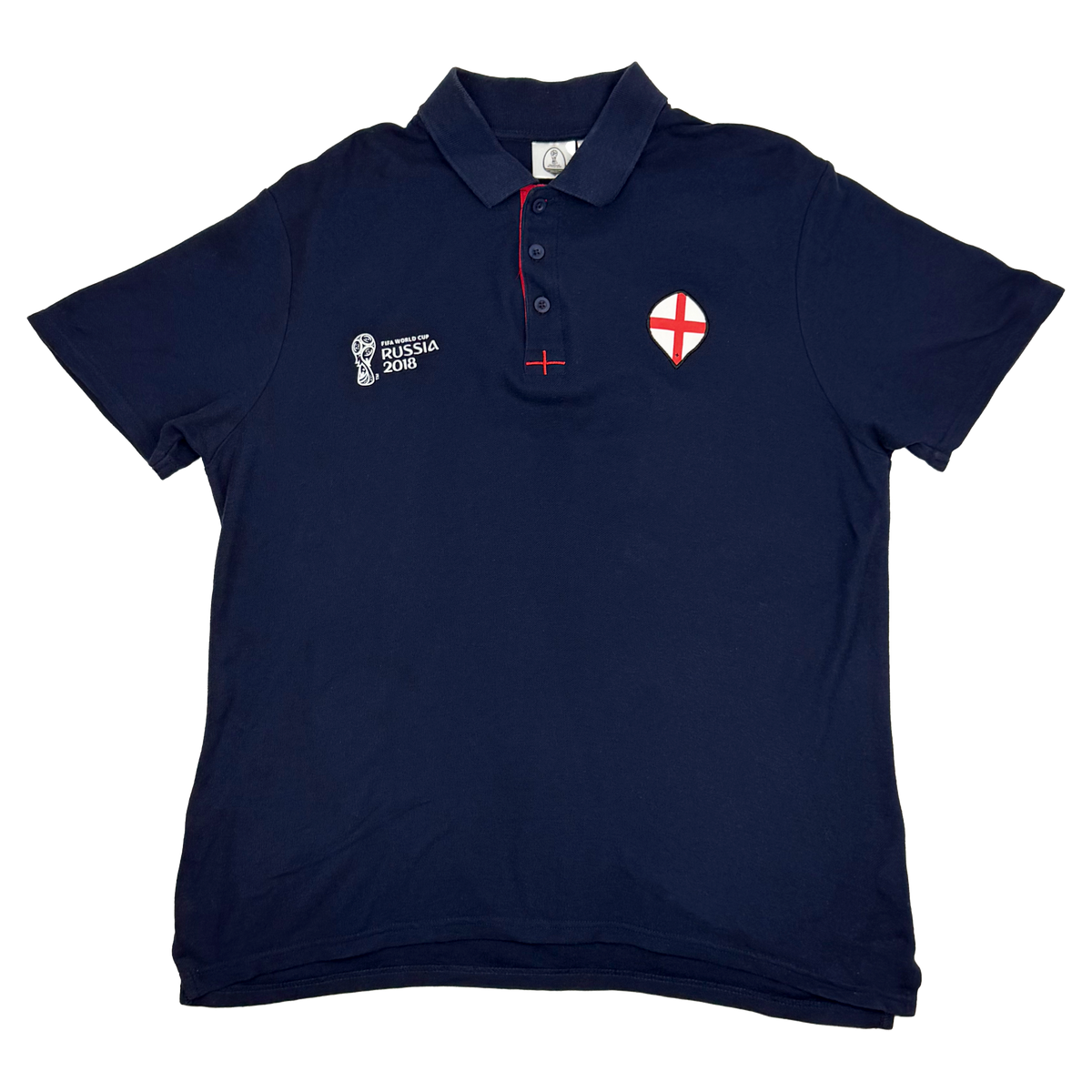 England 2018 FIFA World Cup Navy Polo | Large