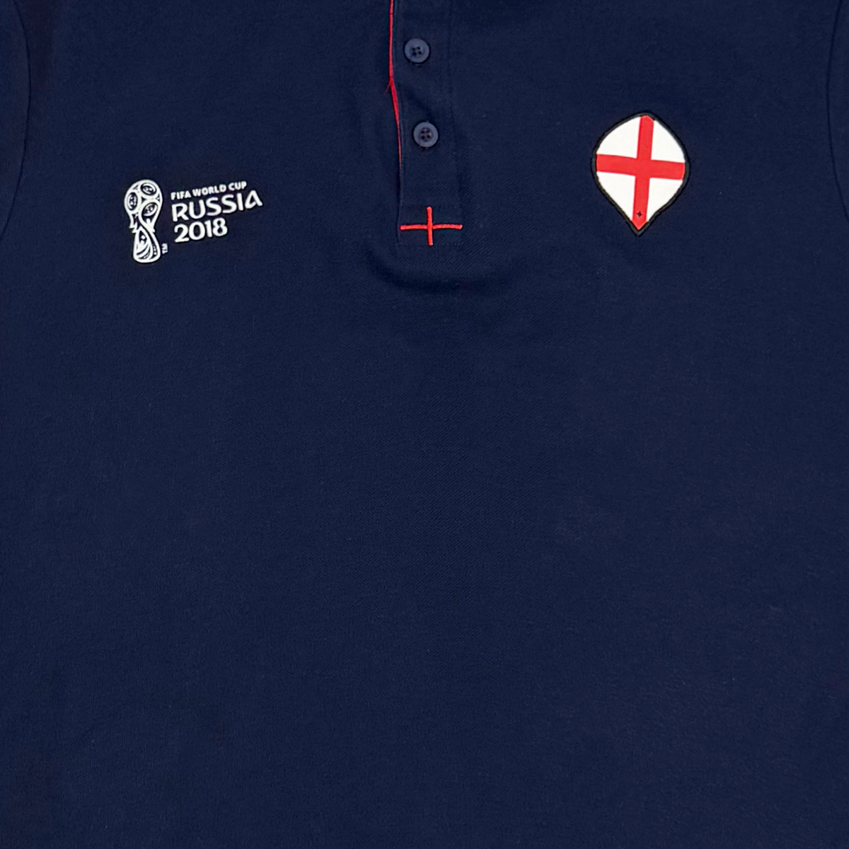 England 2018 FIFA World Cup Navy Polo | Large