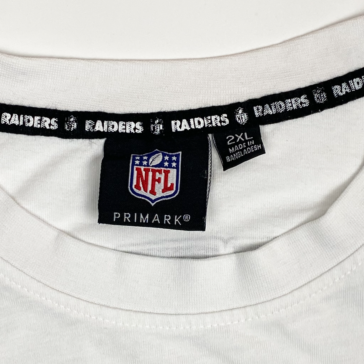 Las Vegas Raiders AFC West White T-Shirt | XXL