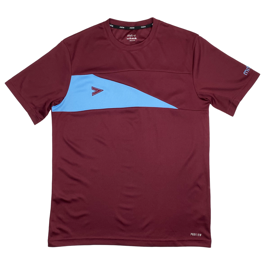 Mitre Delta Plus Football Shirt (Claret and Blue) | Medium
