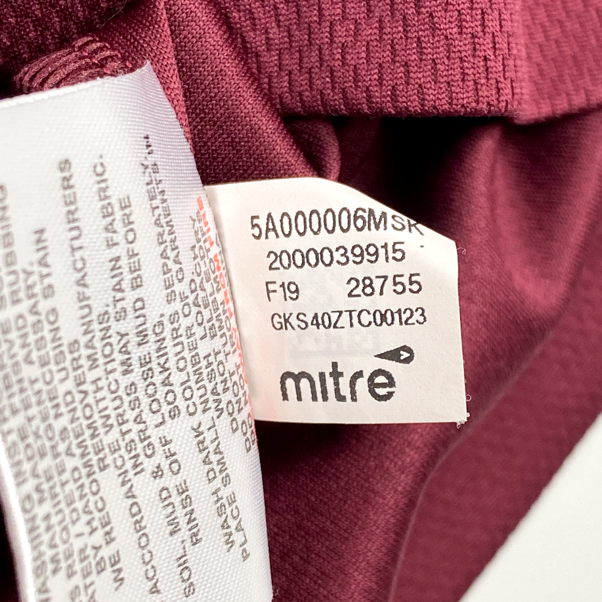Mitre Delta Plus Football Shirt (Claret and Blue) | Medium