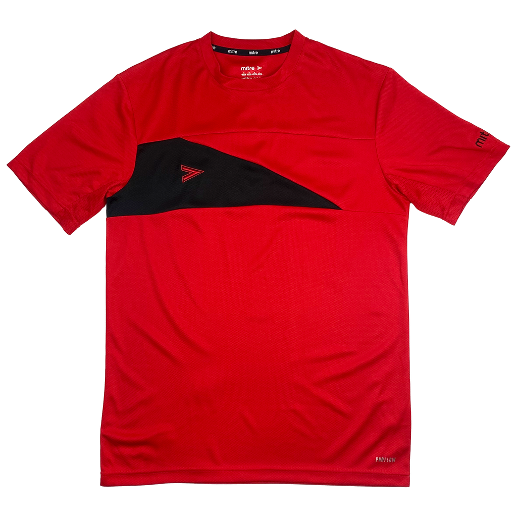 Mitre Delta Plus Football Shirt (Red and Black) | Medium