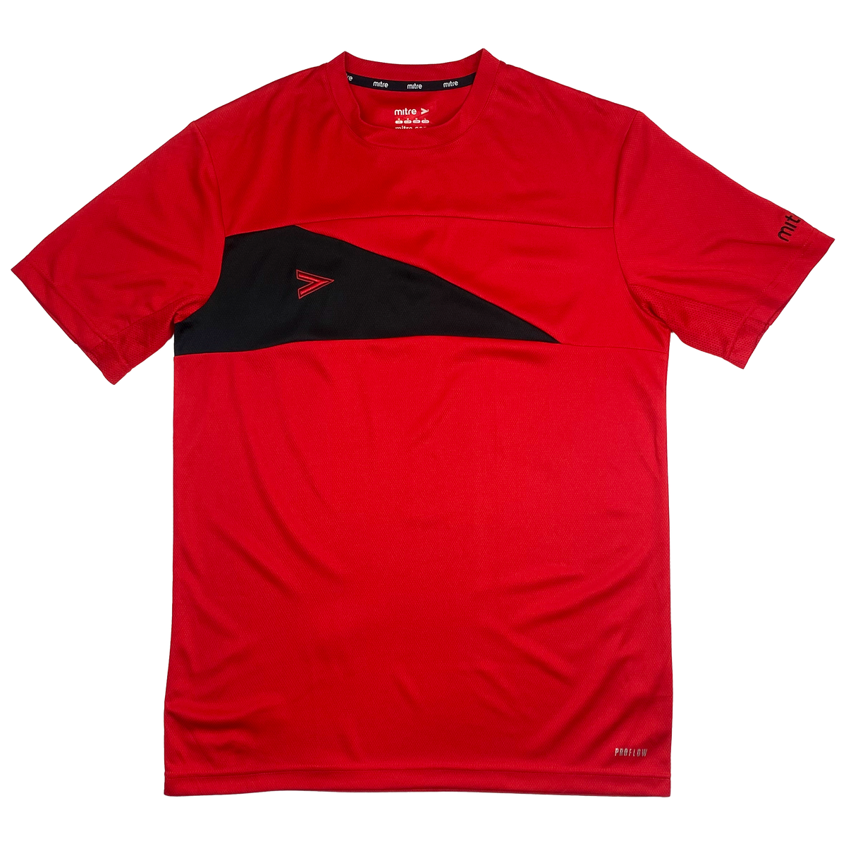 Mitre Delta Plus Football Shirt (Red and Black) | Medium