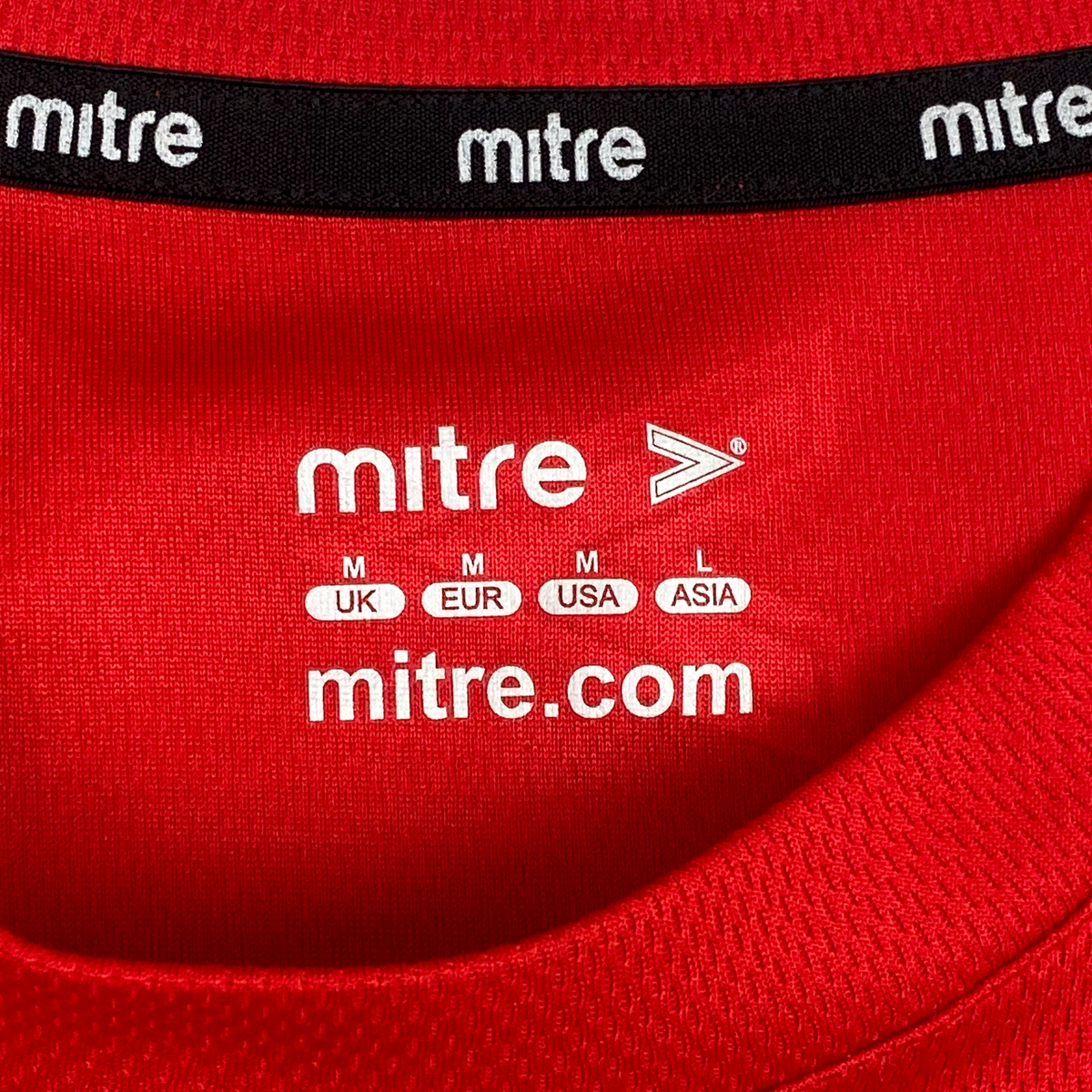 Mitre Delta Plus Football Shirt (Red and Black) | Medium