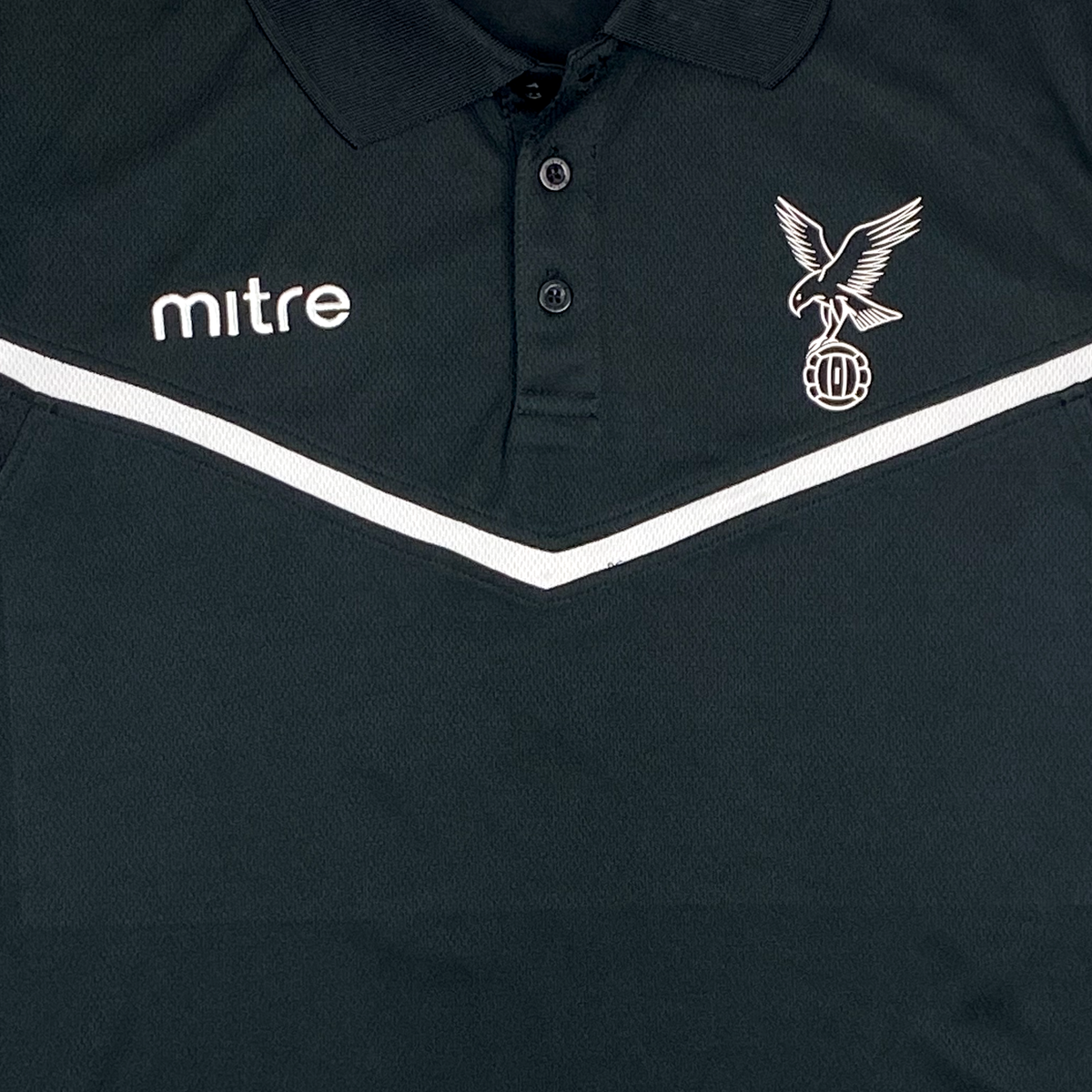 Black Mitre Shirt with Eagle Football Logo | Medium