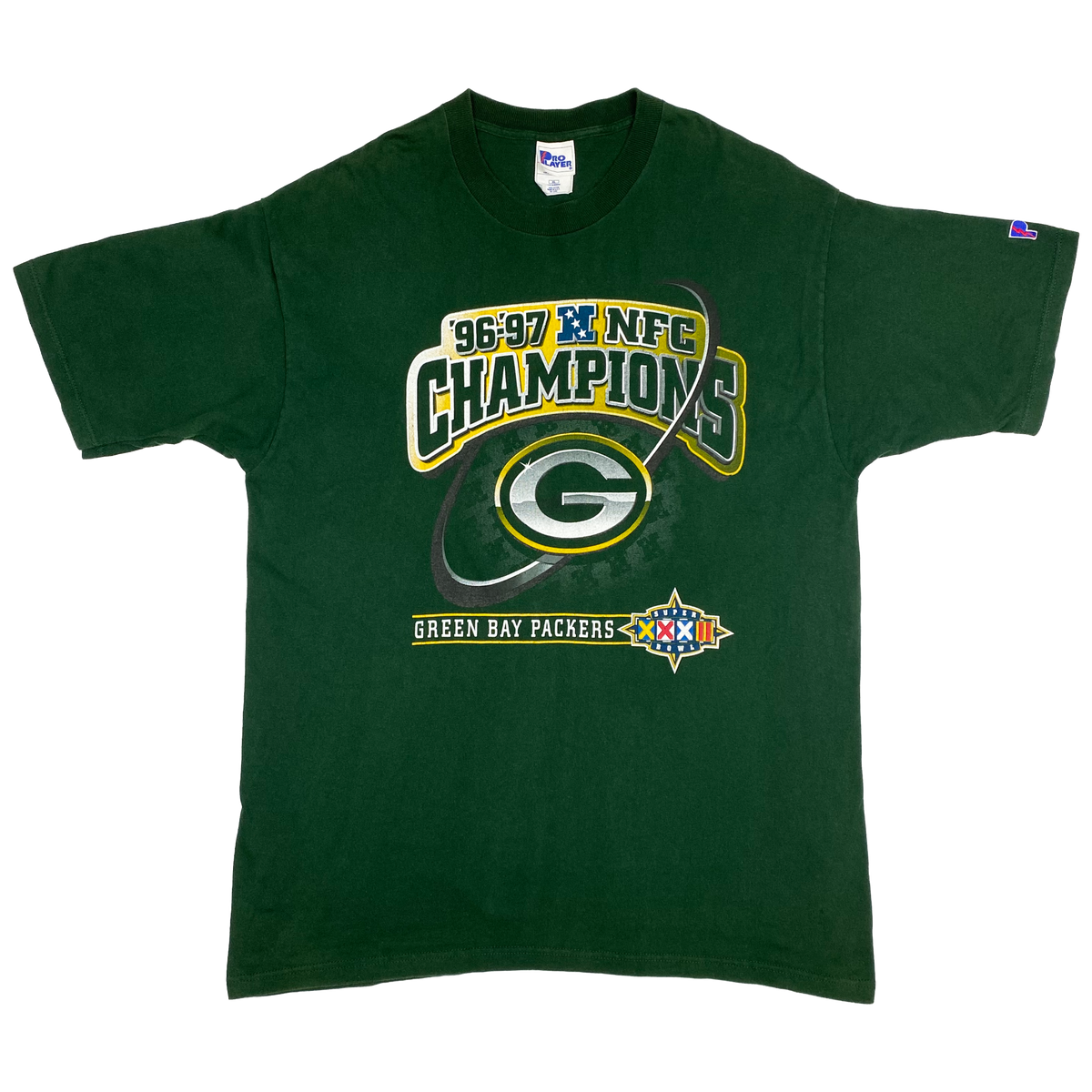 Green Bay Packers 96-97 NFC Champions T-Shirt | Extra Large