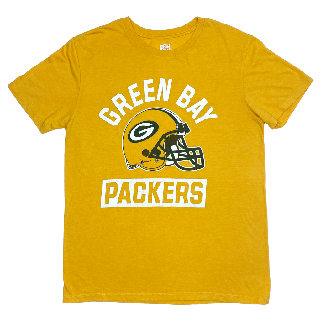 Green Bay Packers Yellow T-Shirt | Medium