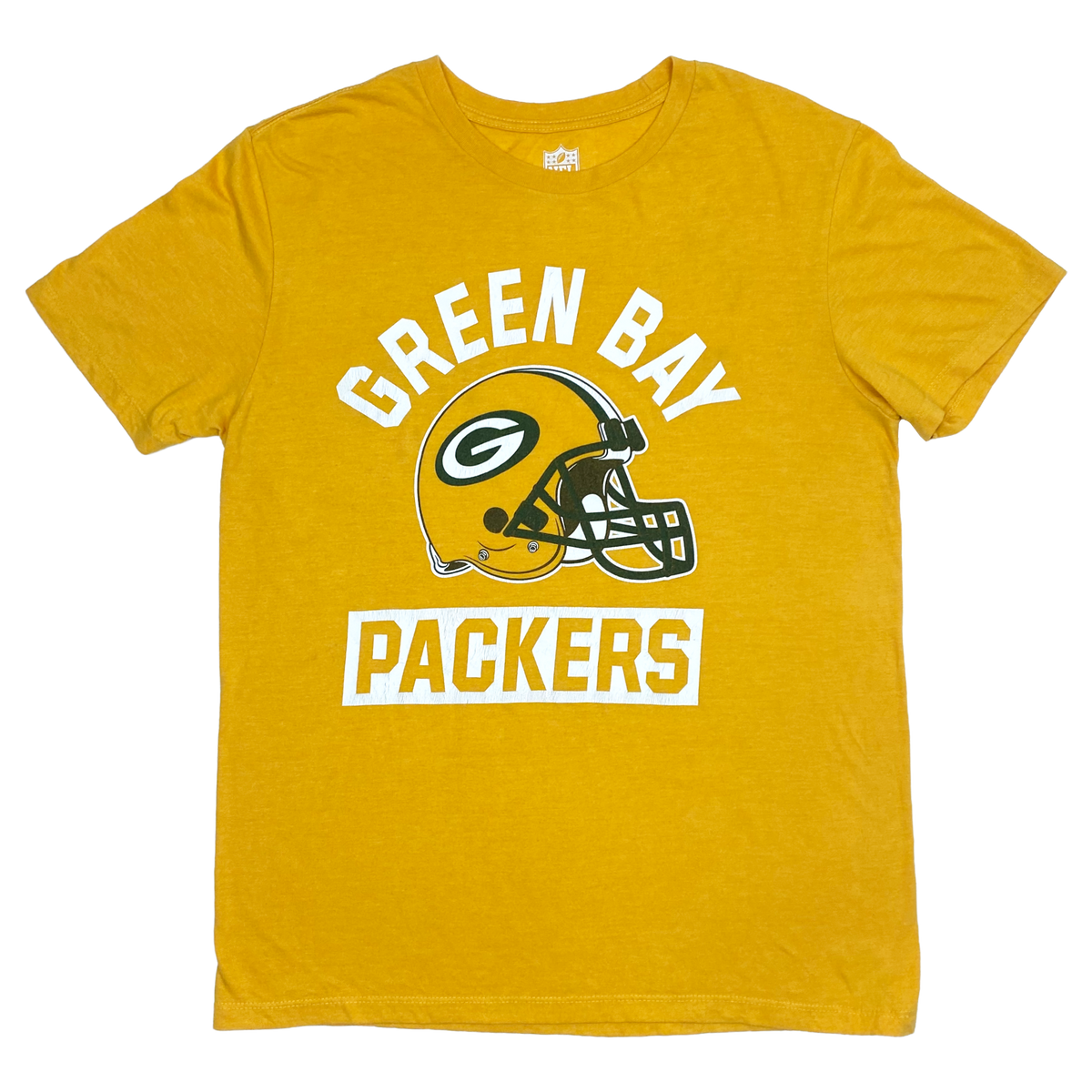 Green Bay Packers Yellow T-Shirt | Medium