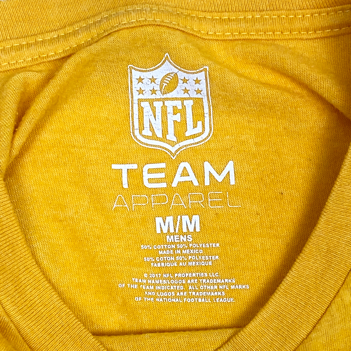 Green Bay Packers Yellow T-Shirt | Medium