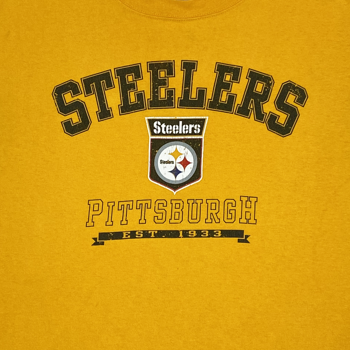 Pittsburgh Steelers Yellow T-Shirt | Extra Large