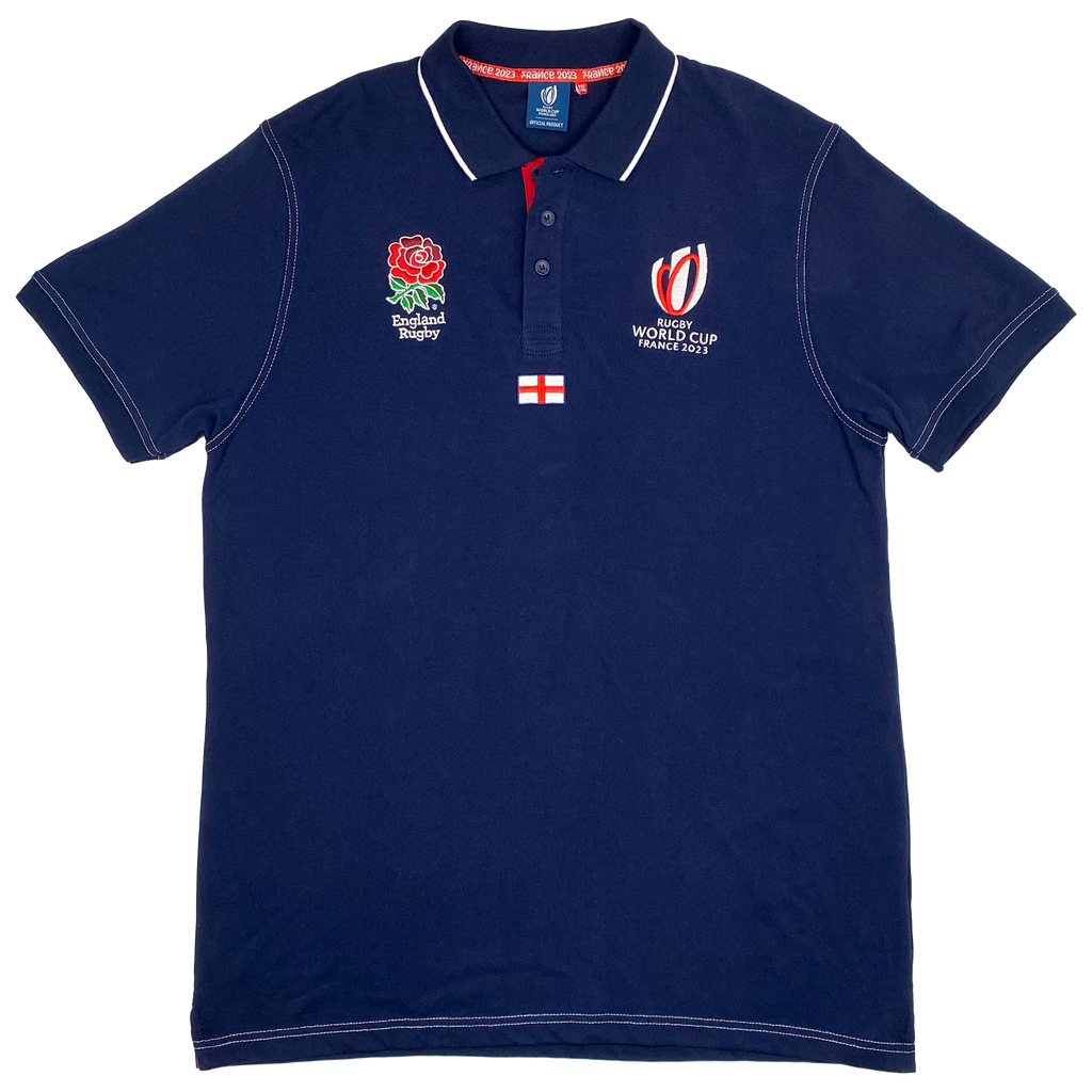 England Rugby World Cup 2023 Polo Shirt Navy | XXL