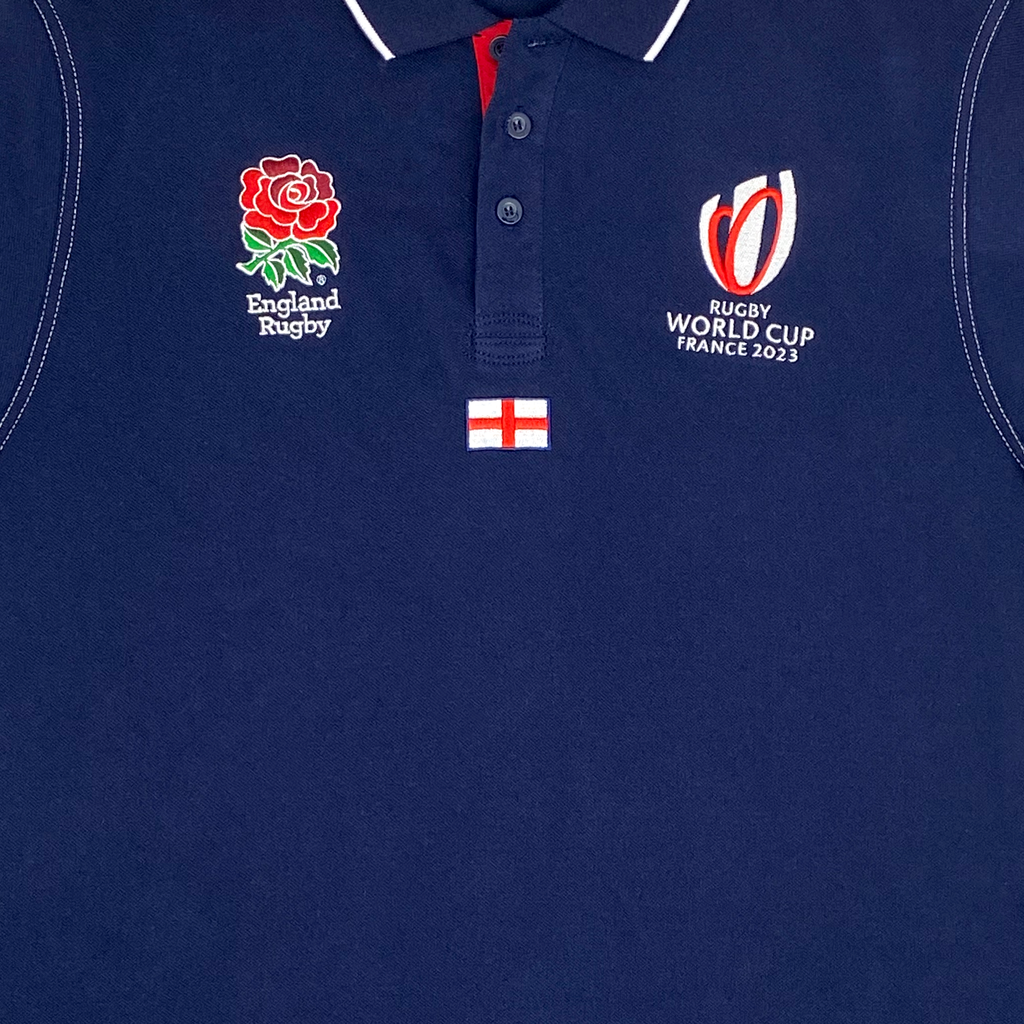 England Rugby World Cup 2023 Polo Shirt Navy | XXL