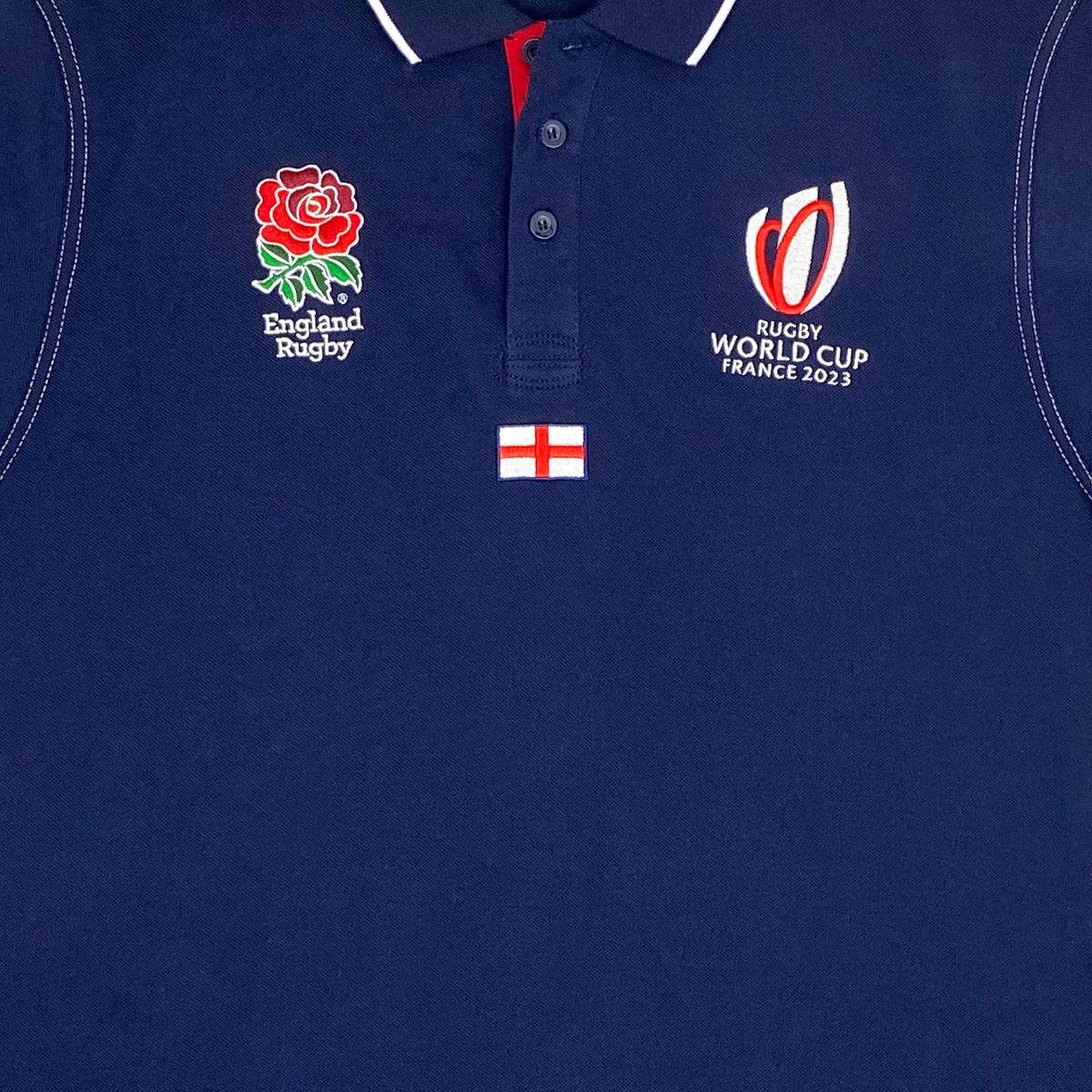 England Rugby World Cup 2023 Polo Shirt Navy | XXL