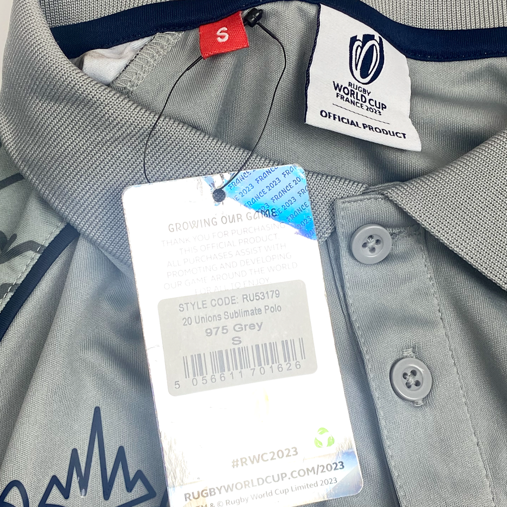 Rugby World Cup 2023 Polo Shirt Grey | Small
