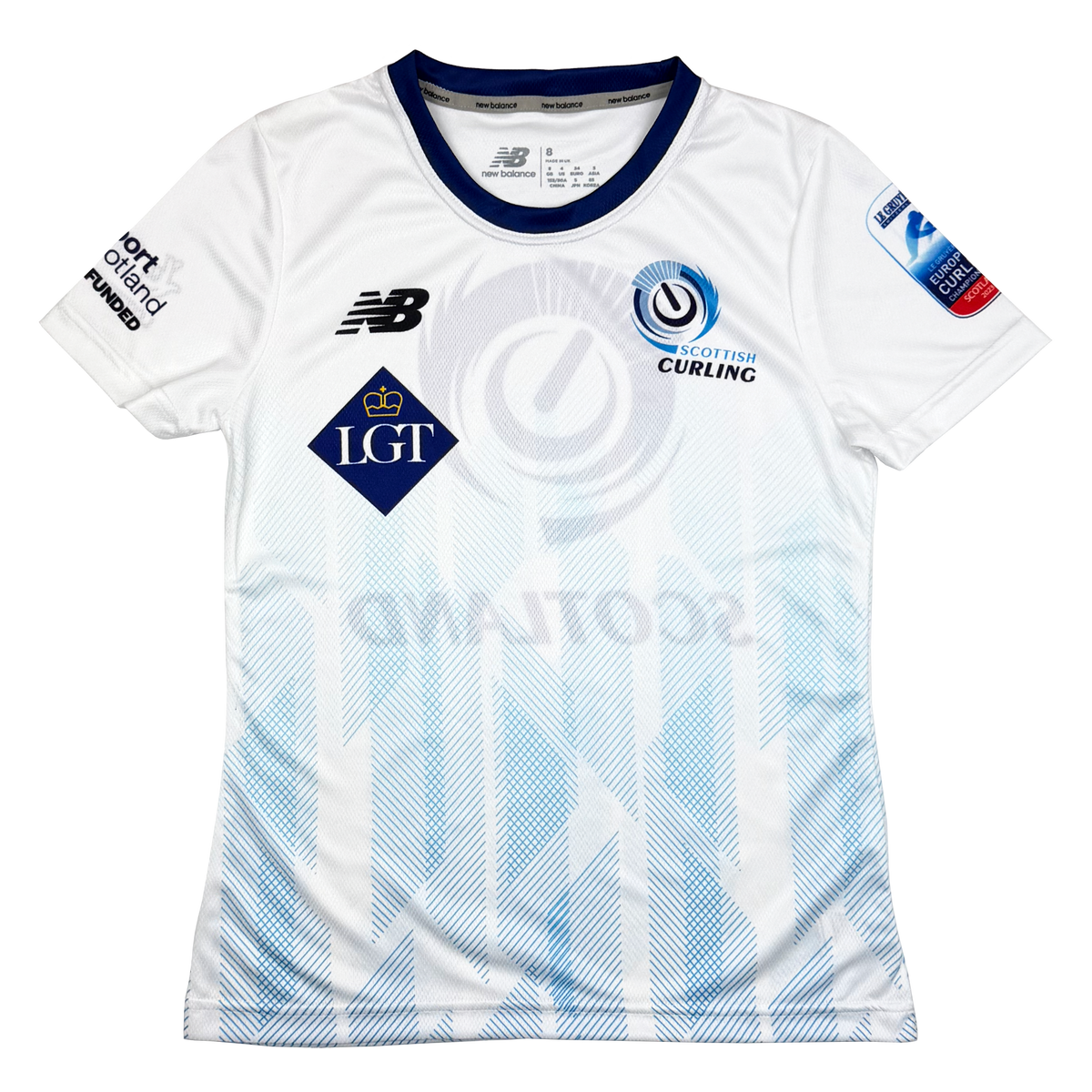 Scottish Curling White Shirt (2024) | Women's Small