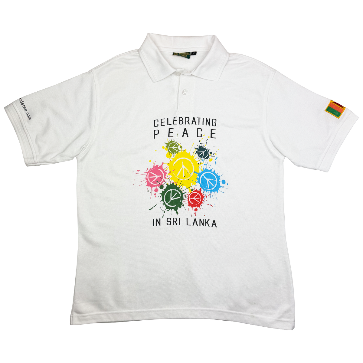 Sri Lanka Celebrating Peace Polo Shirt | Medium