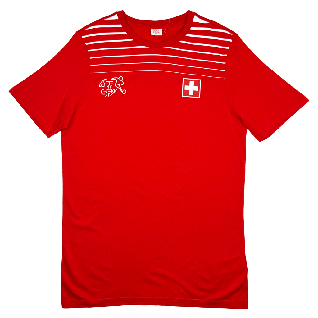 Switzerland Red Fan T-Shirt | Small