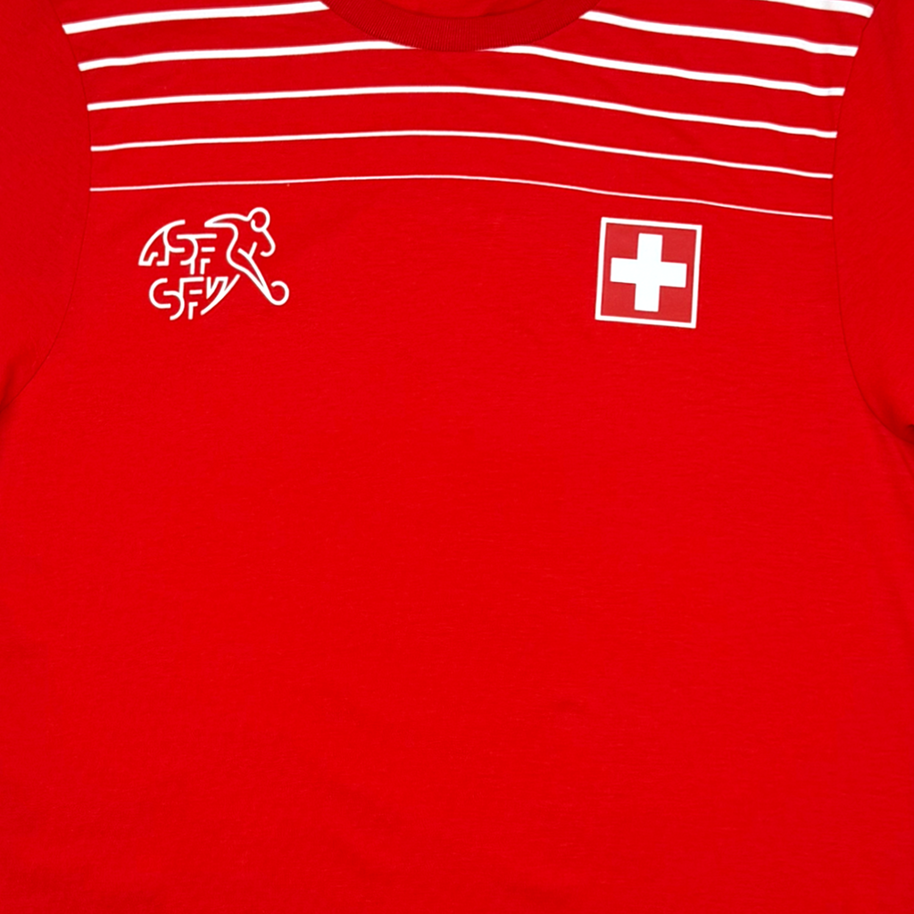 Switzerland Red Fan T-Shirt | Small