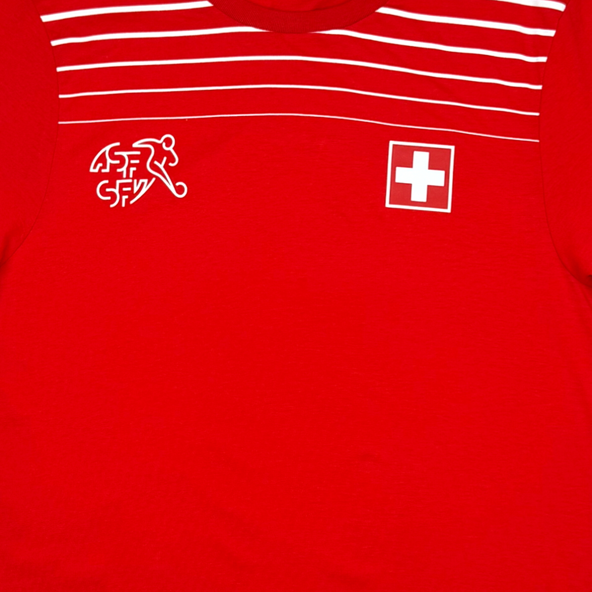 Switzerland Red Fan T-Shirt | Small