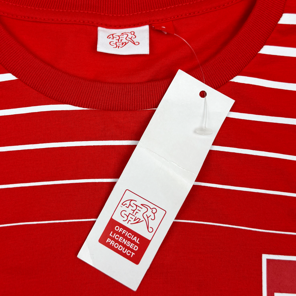 Switzerland Red Fan T-Shirt | Small